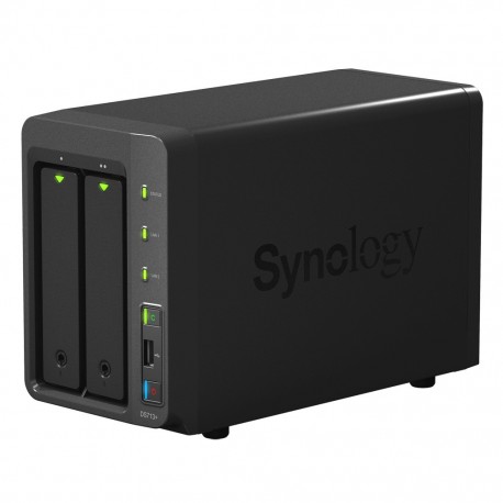 SYNOLOGY NP DS713+ Servidor NAS todo en uno, apilable para 2 discos para PYMES